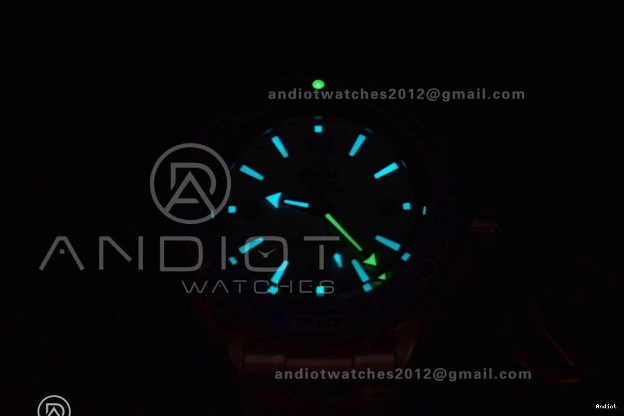 Bezel Ultra on White Deep Seamaster Edition Strap Dial 1:1 Blue Ceramic Black TF Rubber SS 6000M A2824 Best 0211